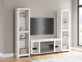 Tampa Furniture Outlet Lutz - Ashley Furniture - Brollevi Entertainment Center - 3-Piece Entertainment Center / White - W2722W1